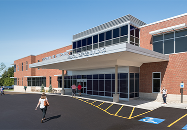 Brick Exterior of Thomas W. Huebner Medical Office Building