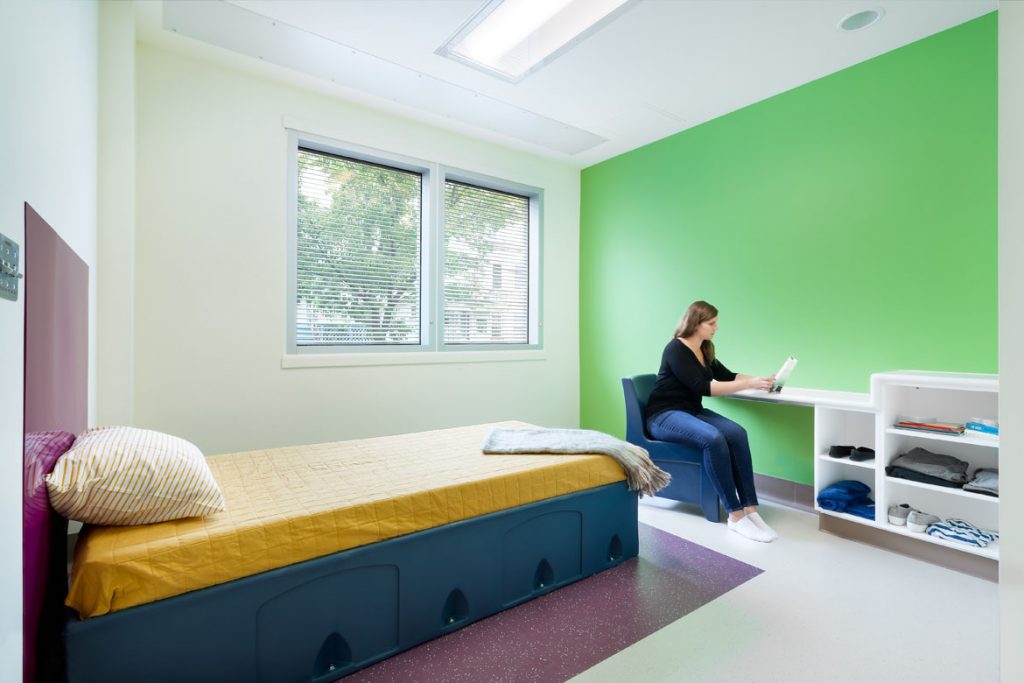 Patient room at CHA