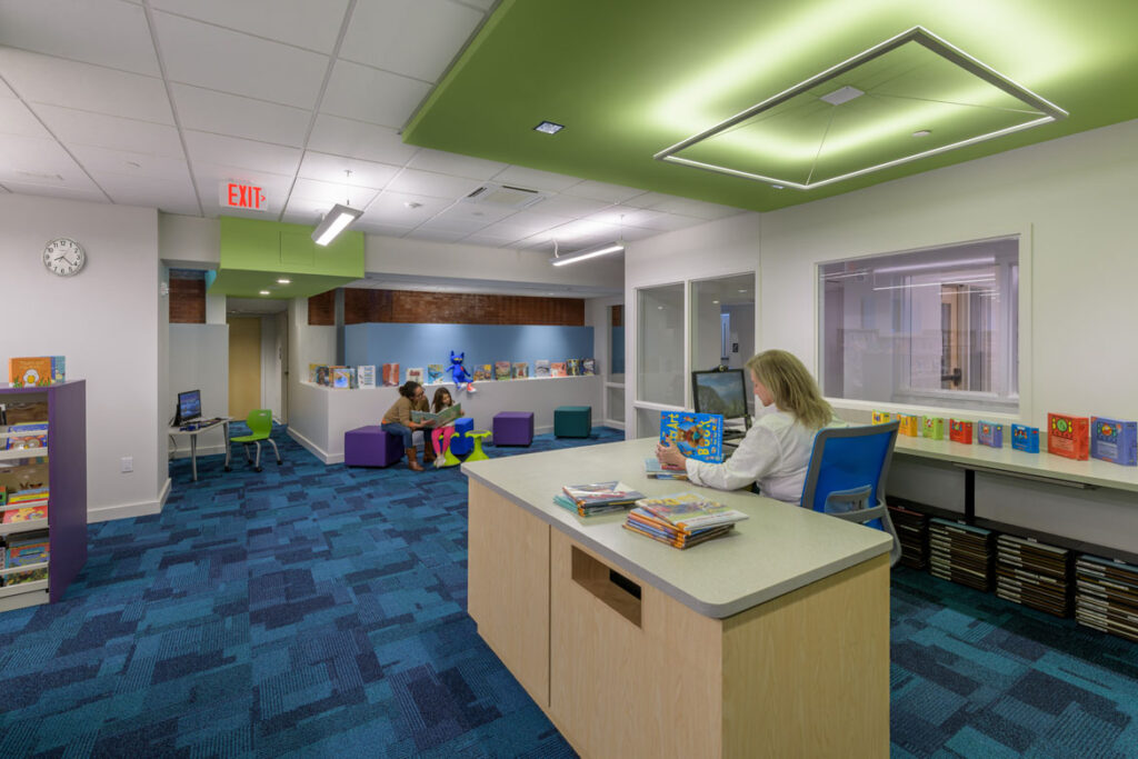 Children's reading room at Weeks Library