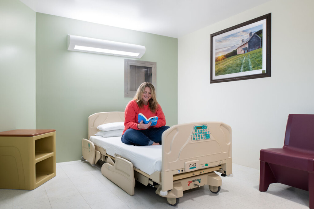 Inpatient bedroom view 2 from Rutland Regional Medical Center
