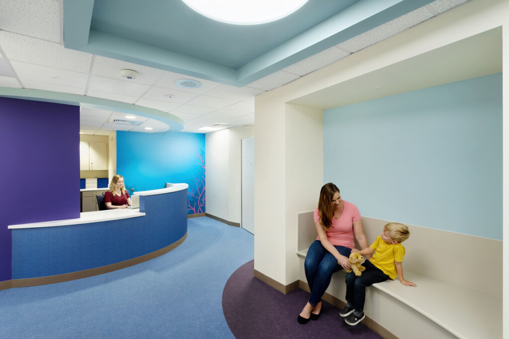 Reception area at CHA