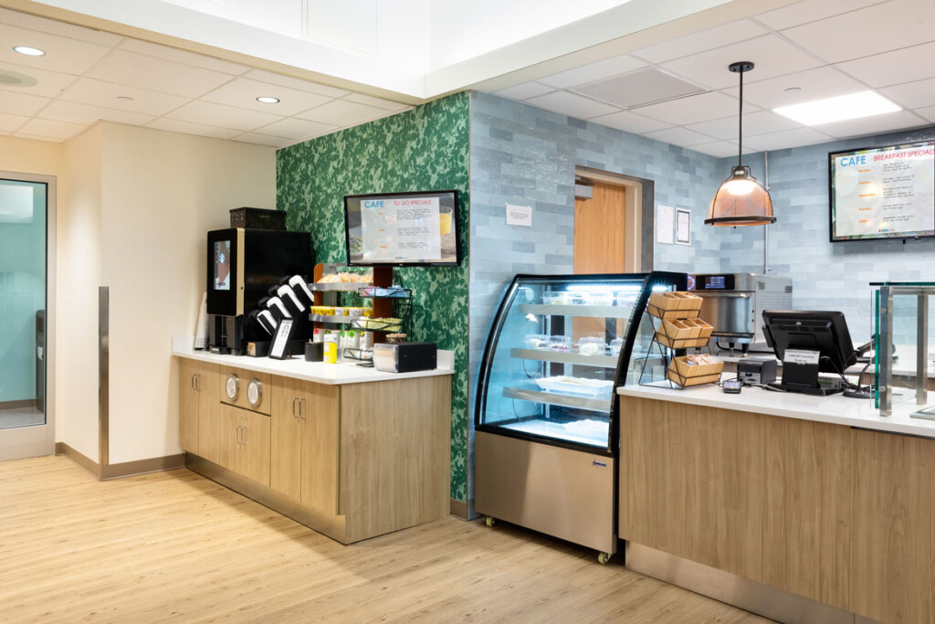 Cafe dining area at CHA