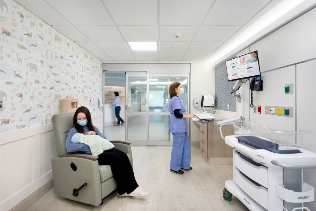 Exam room at the Special Care Nursery