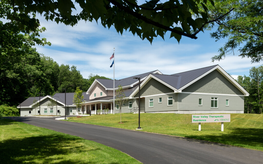 Exterior of State of Vermont River Valley Therapeutic Community Residence