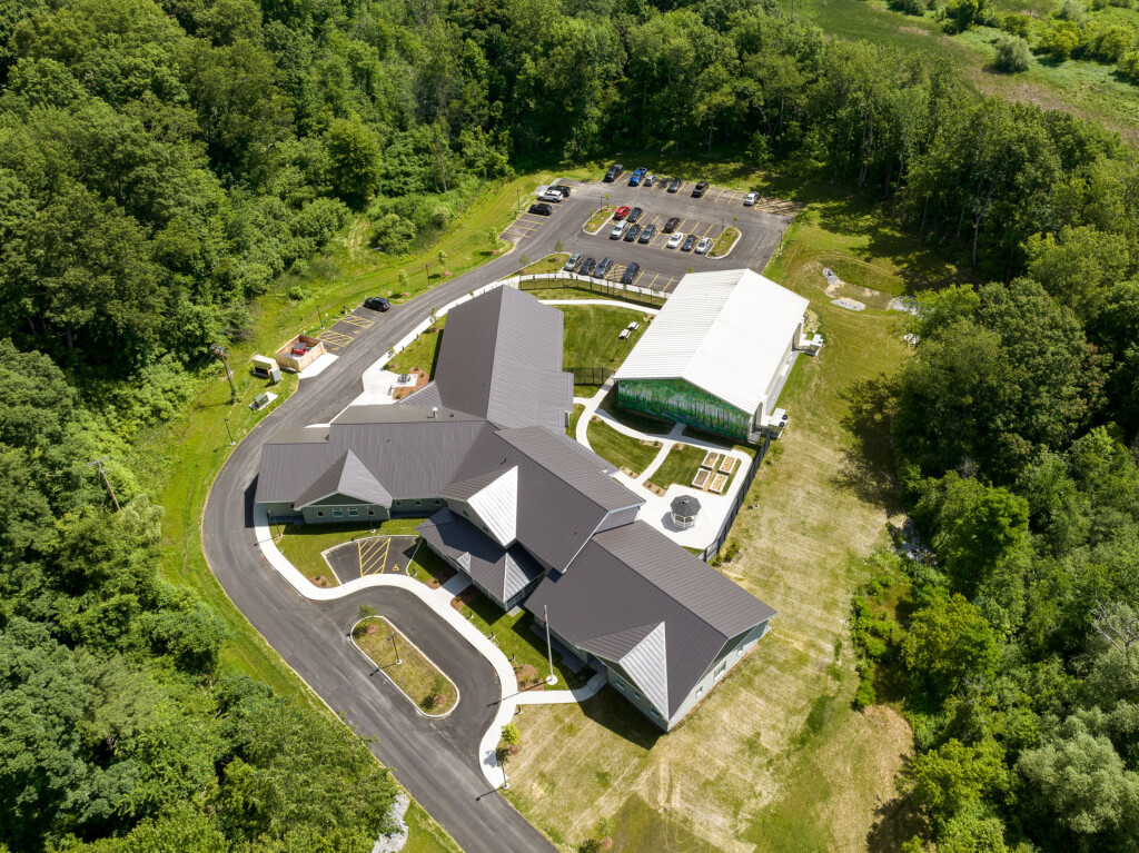 Exterior Aerial of State of Vermont River Valley Therapeutic Community Residence